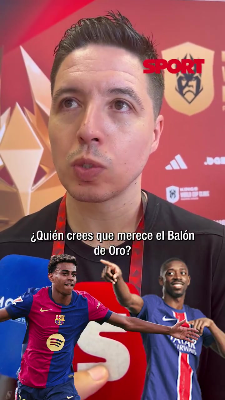 纳斯里谈金球：天赋上更喜欢亚马尔，但就赛季表现而言会选登贝莱